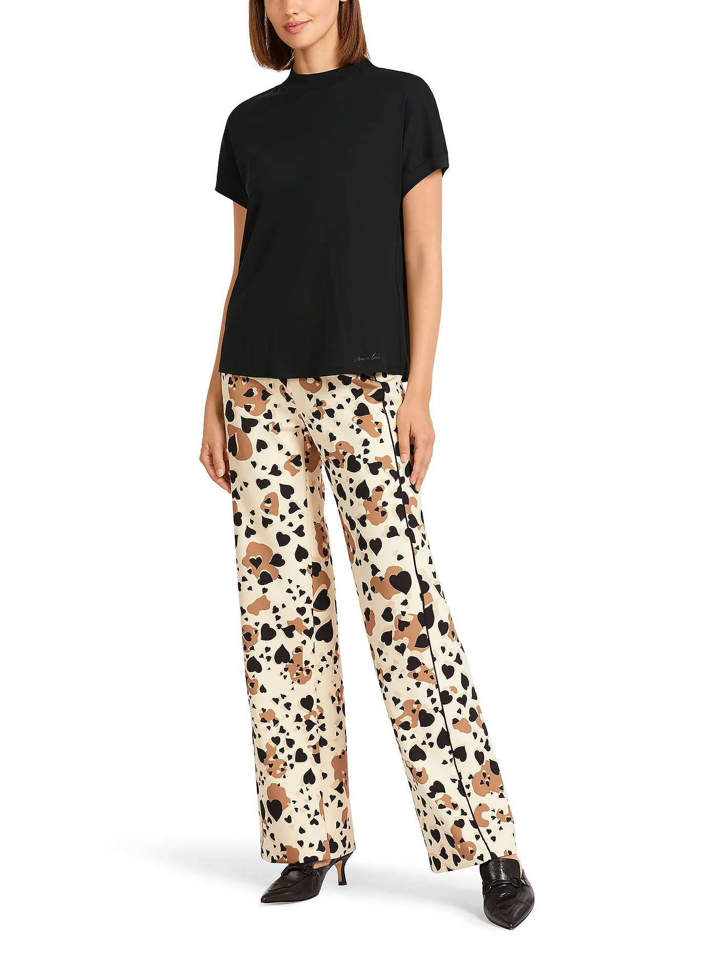 MARC CAIN | T-Shirt | schwarz